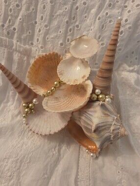 Handmade Seashell Jewelry Trinket Dish